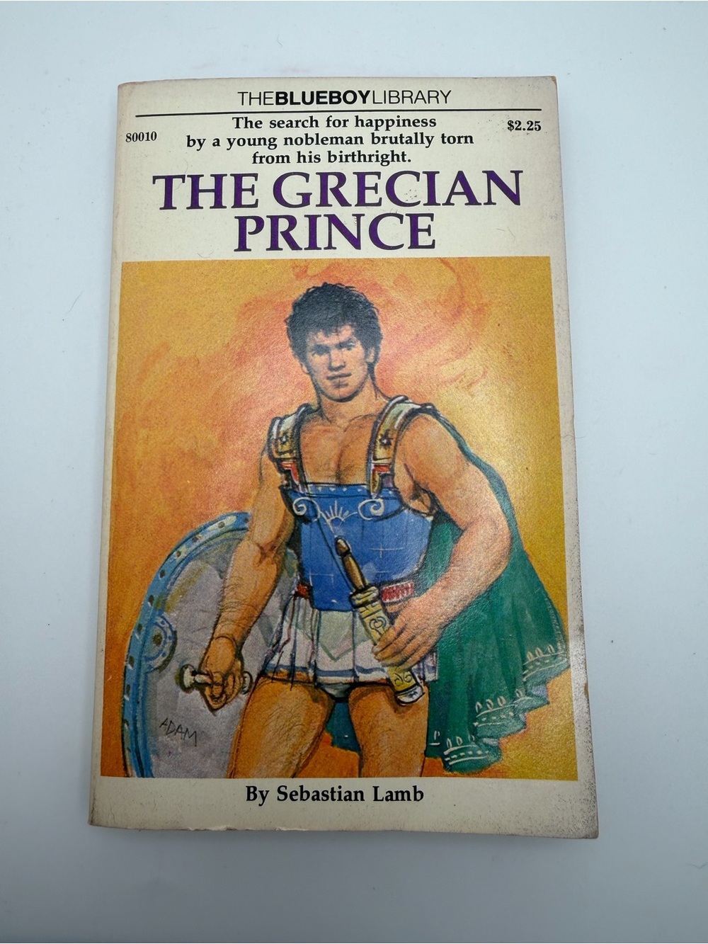 The Grecian Prince 1976 Blueboy Library Paperback Book